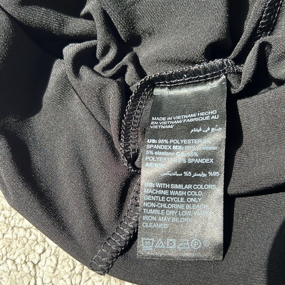 White House Black Market high neck sleeveless bold floral stretch dress SZ S - Picture 11 of 11